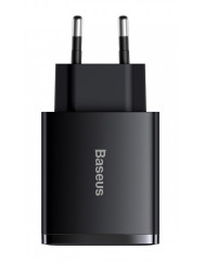 Сетевое зарядное устройство Baseus Compact Quick Charger USB+C 30W (CCXJ-E01) Black