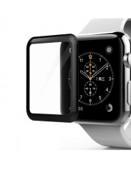 Стекло бронированное Apple Watch 38mm (5D Black)