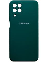 Чехол Silicone Case Samsung Galaxy M33 (темно-зеленый)