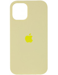 Чехол Silicone Case iPhone 12/12 Pro (желтый)