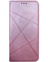 Книга Business Leather Xiaomi Poco X3 / Poco X3 Pro (рожевий)