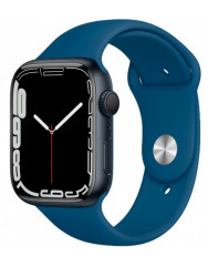Ремешок силиконовый для Apple Watch 42/44mm (морской синий)