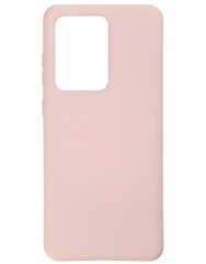 Чехол Silicone Case Samsung S20 Ultra (бежевый)