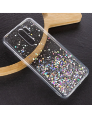 Чехол TPU Glitter Star Xiaomi Redmi 9 (прозрачный)