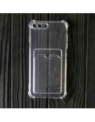 Чехол CARD CASE SAFE BRILIANT iPhone 7+/8+ (прозрачный)