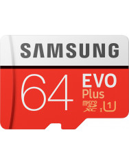 Карта памяти Samsung EVO Plus V2 microSDXC UHS-I 64GB (10cl) + adapter