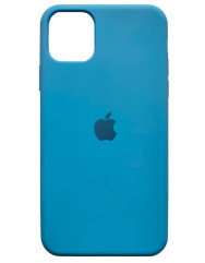 Чехол Silicone Case iPhone 11 Pro Max (голубой)