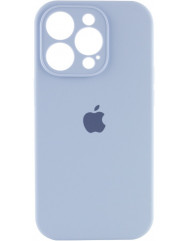 Чехол Silicone Case Full Camera iPhone 14 Pro (Lilac Blue)
