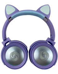 Накладні навушники Cats Sp22 (Фіолетовий)