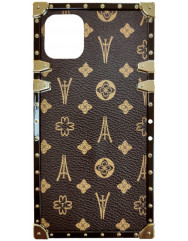 Чохол Leather Case LV for iPhone 14 Plus (Brown)