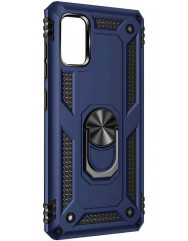 Чохол Serge Ring + підставка Xiaomi Redmi 9T (синій)
