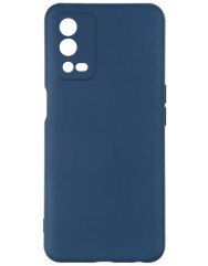 Чехол Silicone Case Oppo A55 (темно-синий)