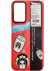 Чехол Starbucks for Samsung A24 (красный)