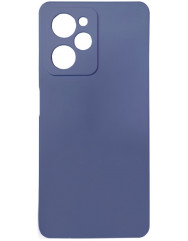 Чехол Silicone Case Poco X5 Pro (серо-синий)