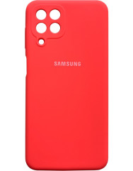 Чехол Silicone Case Samsung Galaxy M33 (ярко коралловый)