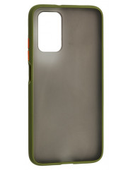 Чехол LikGus MaxShield матовый Xiaomi Redmi Note 11 / 11s (оливковый)