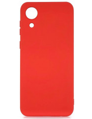Чехол Silicone Case Samsung Galaxy A03 Core (красный)