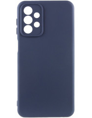 Чехол Silicone Case Samsung Galaxy A73 (темно-синий)