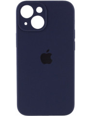 Чохол Silicone Case Separate Camera iPhone 14 (темно-синій)