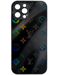  Glass Case  LV  iPhone 12 Pro Max (Graphite Black)