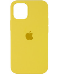 Чехол Silicone Case iPhone 12 Pro Max (желтый)