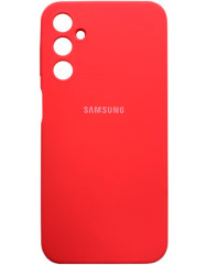 Чехол Silicone Case Samsung Galaxy A24 (ярко коралловый)