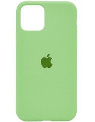 Чехол Silicone Case iPhone 11 Pro Max (мятный)