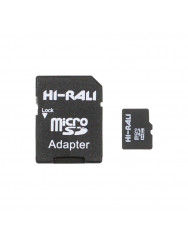 Карта пам'яті Hi-Rali microSDHC 4gb (4cl) + adapter