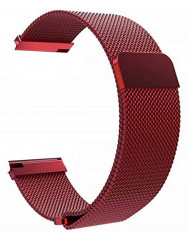 Ремінець для Xiaomi Amazfit Milanese Loop 20mm (Red)
