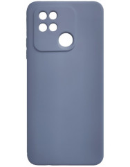 Чехол Silicone Case Xiaomi Redmi 10A / Redmi 9C (серо-синий)