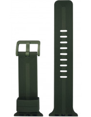 Ремешок Apple Watch 42mm/44mm SPORT BAND stripes (Military Green)