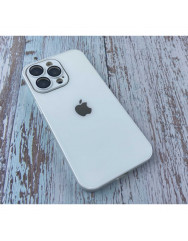 Silicone Case 9D-Glass Box iPhone 11 (White)