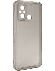 Чехол TPU Starfall Clear для Xiaomi Redmi 12C (серый)