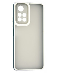 Чехол Gingle White Series with frame для Poco M4 Pro 4G (зеленый)