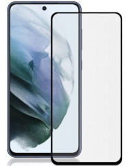 Стекло Samsung Galaxy S21 FE (5D Black) 0.33mm