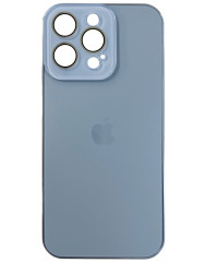 Glass Case  MagSafe  iPhone 15 Pro Max  (Sierra Blue)