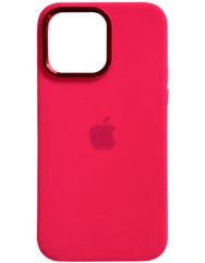 Чохол NEW Silicone Case iPhone 14 Pro Max (Hot Pink)