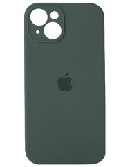 Чохол Silicone Case Separate Camera iPhone 13 (темно-зелений)
