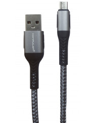 Кабель Konfulon DC-32 USB to Micro USB 1m (сірий)