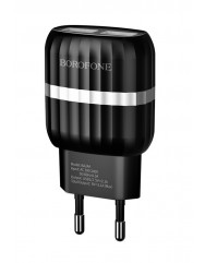 Мережевий зарядний пристрій Borofone BA24A 2USB/2.4A (чорний)