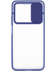 Чехол Camshield TPU матовый Xiaomi Redmi Note 11 Pro (синий)