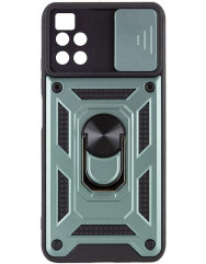 Чохол Camshield Serge Ring + підставка Poco M4 Pro 5G (зелений)