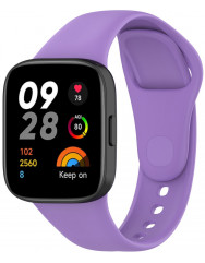 Ремешок силиконовый для Redmi Watch 3 Lite (фиолетовый)