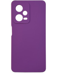 Чехол Silicone Case Xiaomi Redmi Note 12 Pro 5G (фиолетовый)