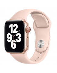 Ремешок силиконовый для Apple Watch 38/40mm (розовый песок)