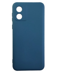 Чехол Silicone Case Motorola E13 (темно-синий)