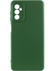 Чехол Silicone Case Samsung Galaxy A14 (темно-зеленый)