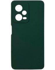 Чехол Silicone Case Xiaomi Redmi Note 12 Pro 5G (темно-зеленый)