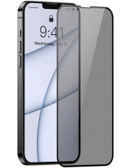 Стекло Apple iPhone 13 Pro Max Antispy (5D Black)