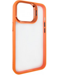 Crystal Case + Lens Set iPhone 15 Pro Max Orange